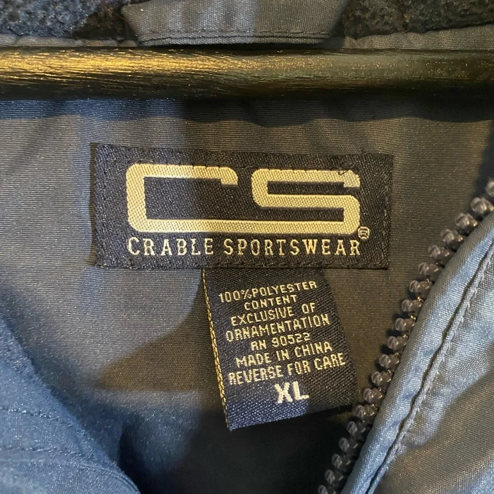 Crable Sportswear Mens Navy Lined Jacket - XL - Picture 6 of 8